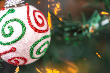 Christmas with rustic elements and dark woodの写真素材