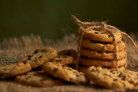 sweet and tasty chocolate chip cookies for homemade snack