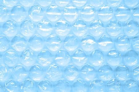 Bubble Wrap over blue background - highkeyの写真素材