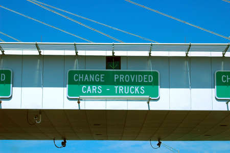 Toll Plaza roof constructionの写真素材