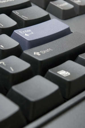Enter key with shallow depth of field