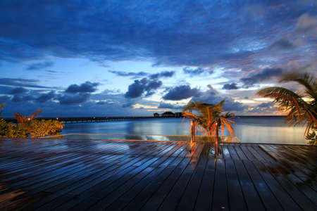 Scenery of sea before sunriseのeditorial素材