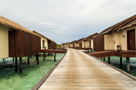 Rows of water houseのeditorial素材