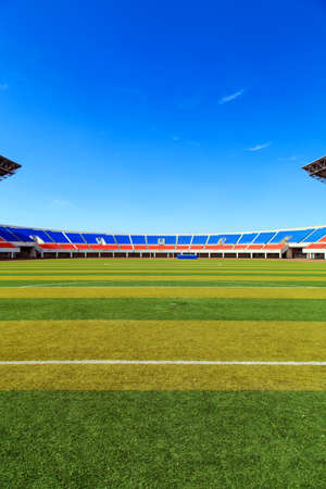 Stadium under the blue skyのeditorial素材