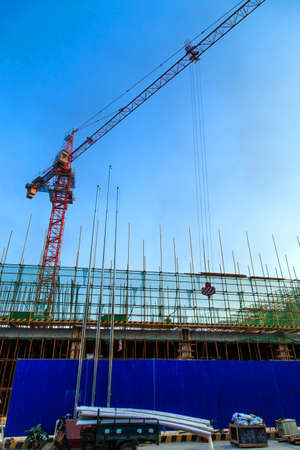 Construction of the buildingの写真素材