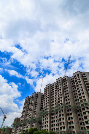 Construction of high rise residential buildingのeditorial素材