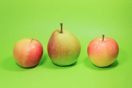 Apples and pearsの写真素材