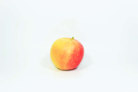 Apple isolated on white backgroundの写真素材