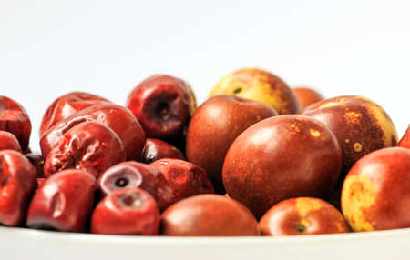 Date on white backgroundの写真素材