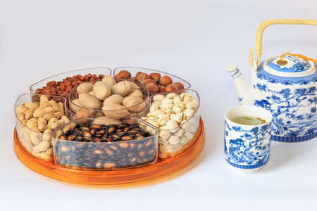 A variety of dried fruitの写真素材