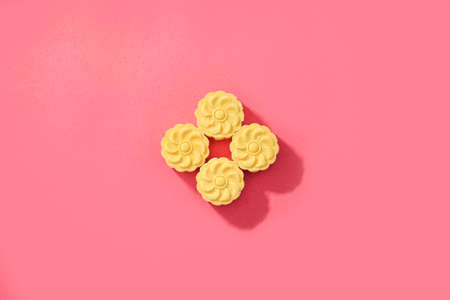 Chinese traditional mooncakeの写真素材