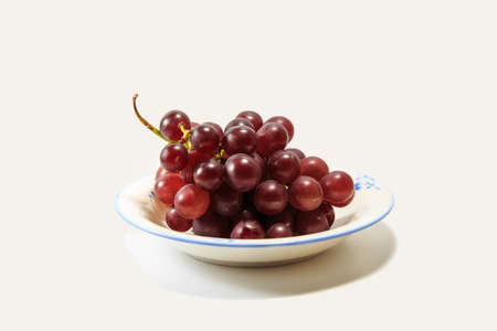grapes on white backgroundの写真素材