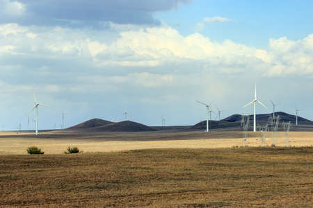Windmill on the grassland