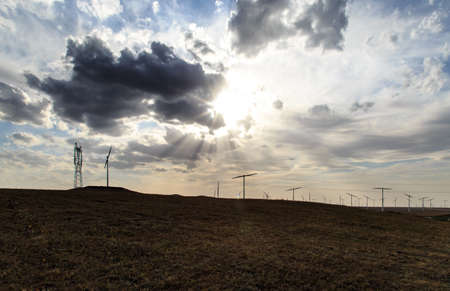 Windmill on the grassland