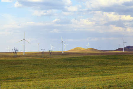 Windmill on the grassland