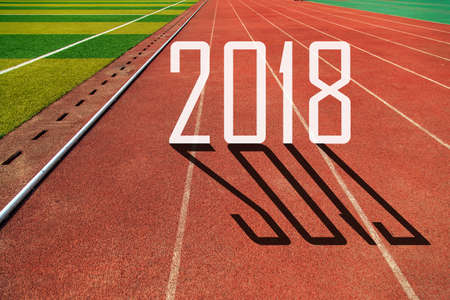 Stadium runwayの写真素材