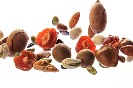 variety of dried fruitsの写真素材