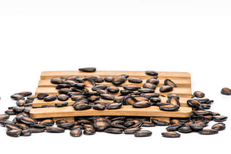 Dry fruit in a white backgroundの写真素材