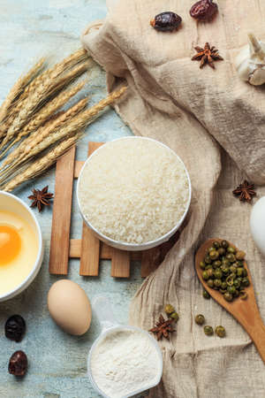 Harvested riceの写真素材