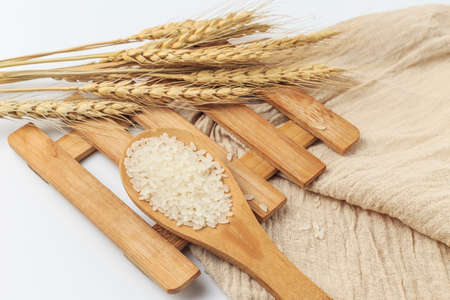 Harvested riceの写真素材