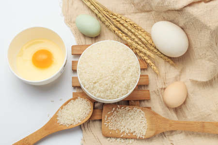 Harvested riceの写真素材