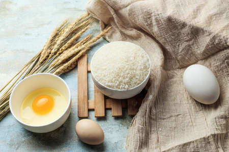 Harvested riceの写真素材