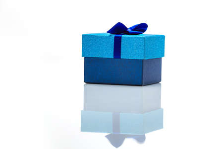 A delicate gift boxの写真素材