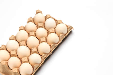 A pile of eggsの写真素材