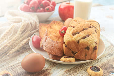 A hearty breakfastの写真素材