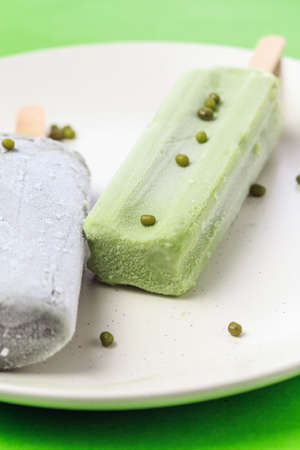 Mung bean ice creamの写真素材