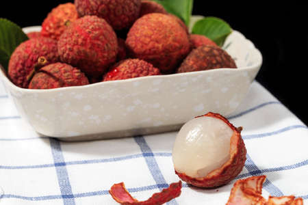 Ripe litchi