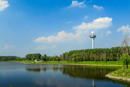 Wetland park sceneryのeditorial素材