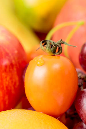 a variety of fresh fruitsの写真素材