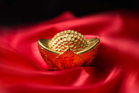 Gold ingotの写真素材