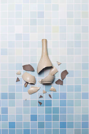 Broken vaseの写真素材