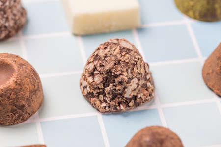 Different flavors of chocolate