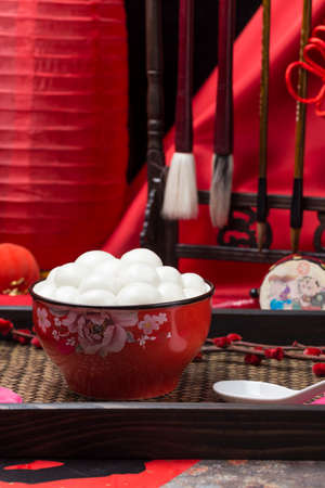 Tangyuan is a traditional Chinese cuisineの写真素材