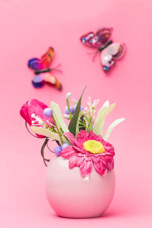 decorative potted plantsの写真素材
