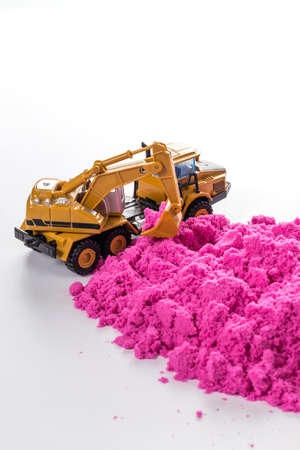 Various types of toy carsの写真素材