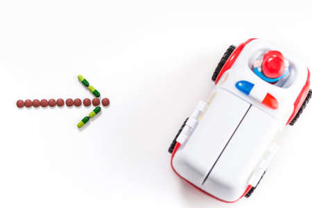 Drug and toy ambulance