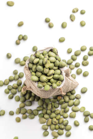 Nutritious green soybeanの写真素材