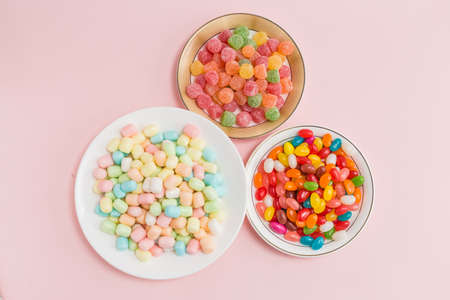 Colorful delicious candyの写真素材