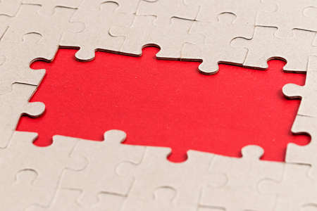 Puzzle frameの写真素材