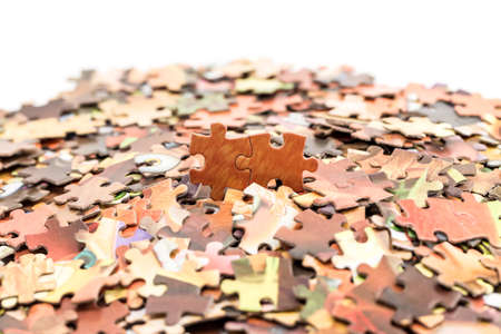 Jigsaw puzzlesの写真素材