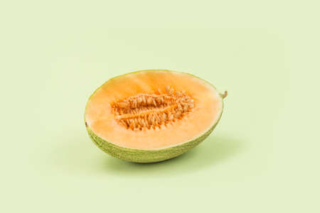 Fresh and delicious cantaloupeの写真素材