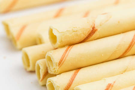 Delicious egg rollsの写真素材
