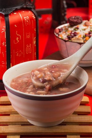 Delicious and nutritious porridgeの写真素材