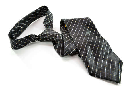 The Black Pattern Tieの写真素材