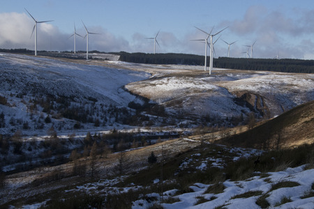 Wind turbine valley