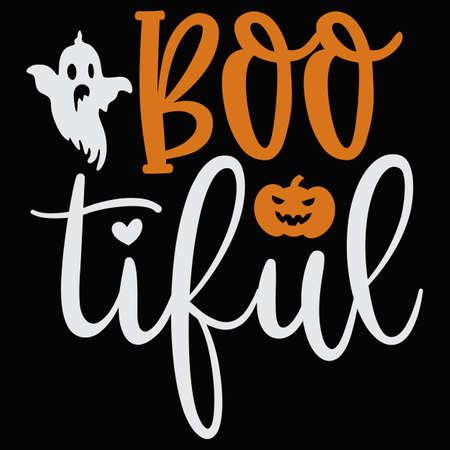 Boo-tiful Halloween SVG Designのイラスト素材